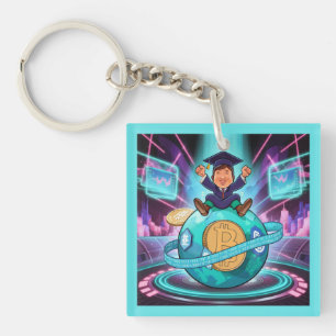 Crypto Graduation Key Ring