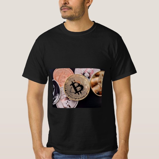 Crypto King: Bitcoin & Blockchain t-shirt (Front)