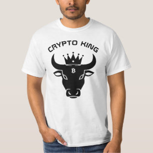 Crypto King Personalised White T-Shirt