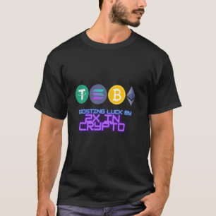Crypto Luck Boosting, Blockchain Traders - Enhance T-Shirt