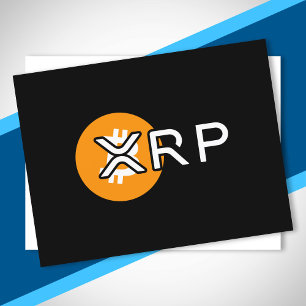 Crypto Meme XRP Over Bitcoin Cryptocurrency Swap Postcard