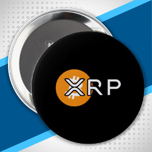 Crypto Meme - XRP Over Bitcoin XRP Cryptocurrency 10 Cm Round Badge