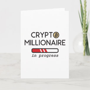 Crypto Millionaire in progress Card