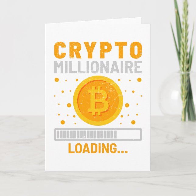 Crypto Millionaire Loading Card (Front)