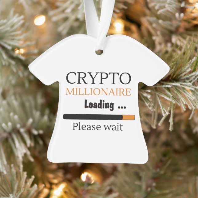 Crypto Millionaire Loading funny trading nft Ornament (Tree)