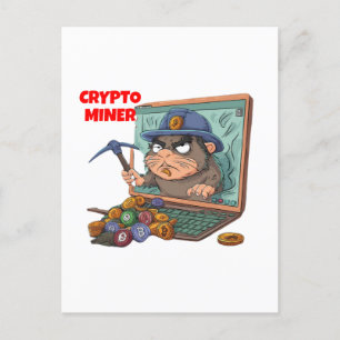 Crypto Miner Postcard