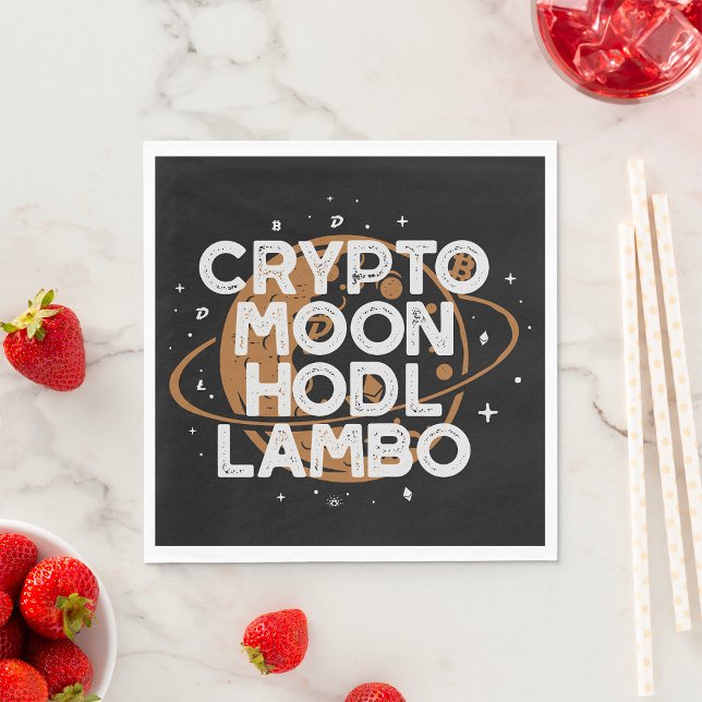 Crypto Moon Napkin (Creator Uploaded)