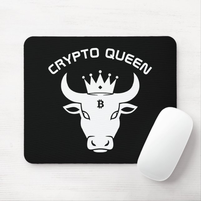 Crypto Queen  Mouse Pad (With Mouse)