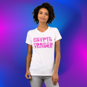 Crypto Trader Pink-Lightpink Gradient T-Shirt