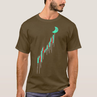 Crypto Trading Hodl Vintage Stock Chart To The Moo T-Shirt