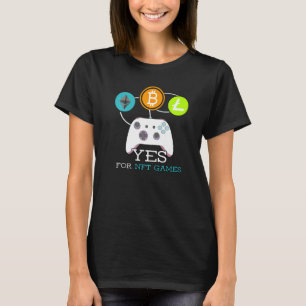 Crypto Video Nft Games Gaming Gamer T-Shirt