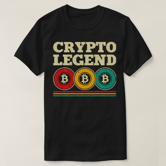 CryptoBitcoin for Crypto Bitcoin Lovers s  T-Shirt (Design Front)