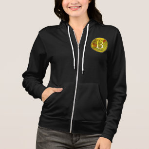 Cryptocurrency Bitcoin and Circuit Board Hoodie
