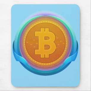 CRYPTOCURRENCY BITCOIN MOUSE PAD
