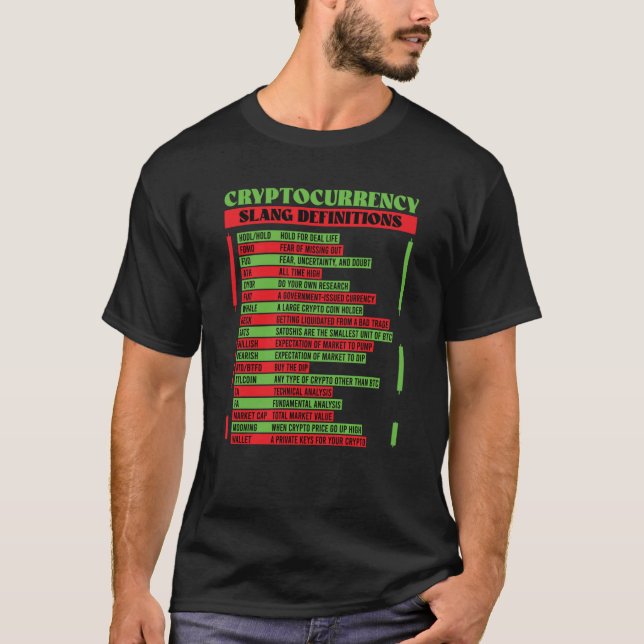 Cryptocurrency Blockchain Trader Finance Crypto In T-Shirt (Front)