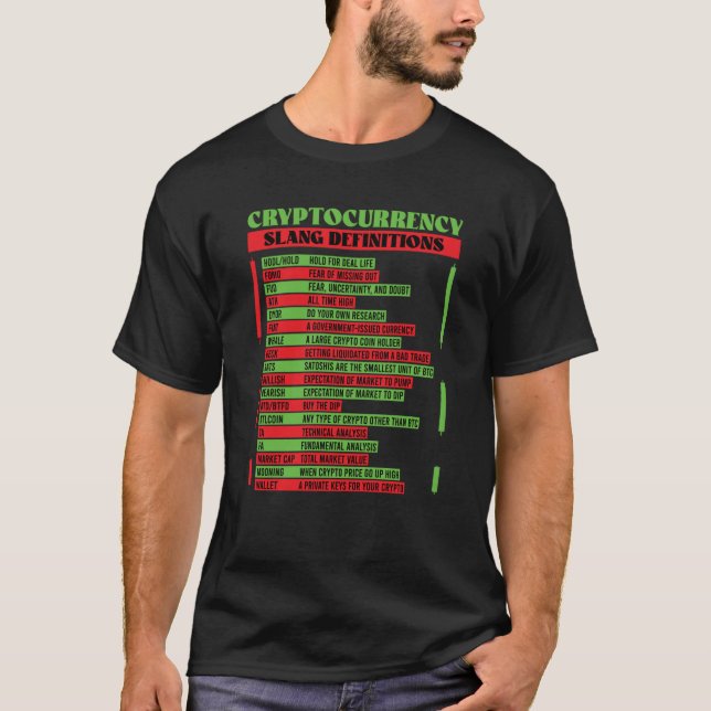 Cryptocurrency Blockchain Trader Finance Crypto In T-Shirt (Front)