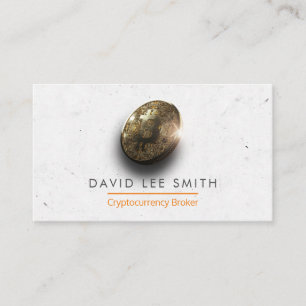 Cryptocurrency Broker Business Card