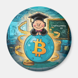 Cryptocurrency Graduation Magnet