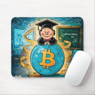 Cryptocurrency Graduation Mouse Pad