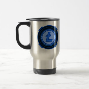 CRYPTOCURRENCY LITECOIN TRAVEL MUG