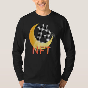 Cryptocurrency Nft Buffalo Plaid Goes To The Moon T-Shirt