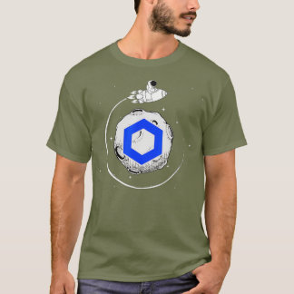 Cryptocurrency Talk - Fun Chainlink LINK ROCKET T-Shirt
