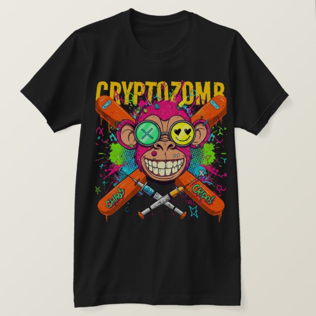 CRYPTOZOMB T-Shirt (Design Front)