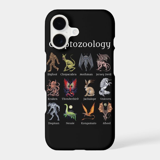 Cryptozoology Cryptid Creatures (Back)