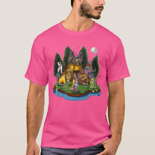 Cryptozoology Cryptid Creatures Bigfoot Jackalope T-Shirt