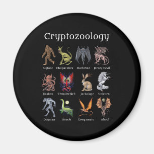 Cryptozoology Cryptid Creatures Magnet