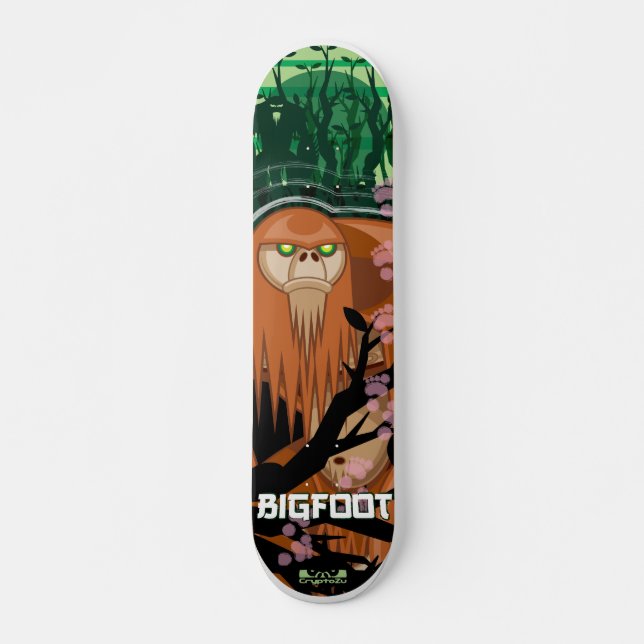 CryptoZu™ Bigfoot Deck Skateboard (Front)