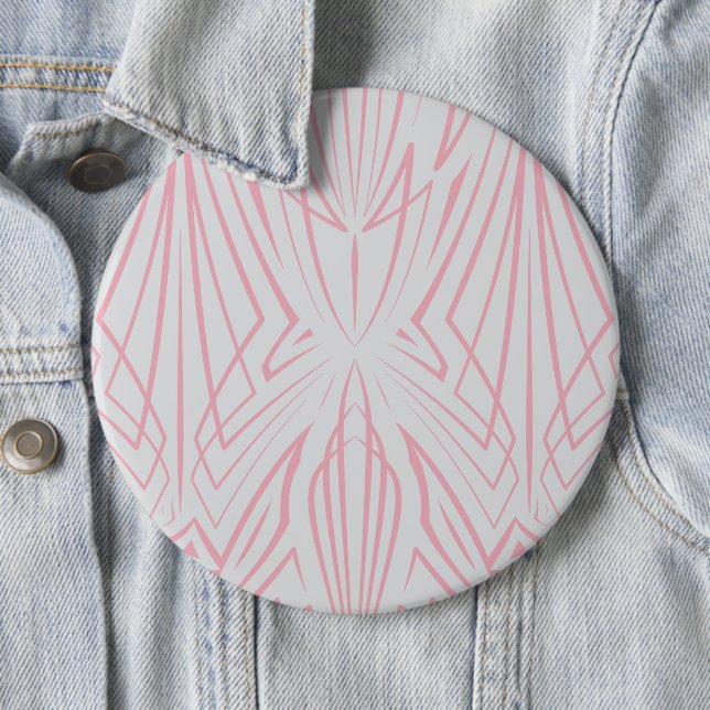 Crystal 4 6 cm round badge (In Situ)