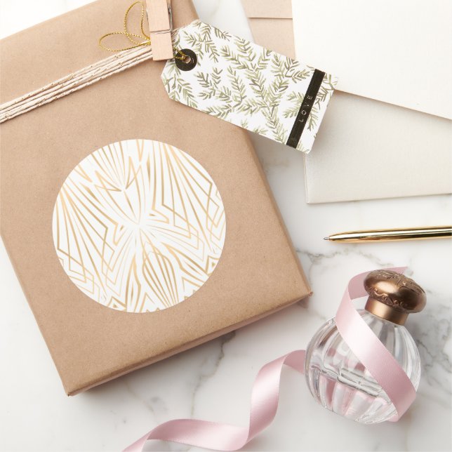 Crystal 7 classic round sticker (Gifting)