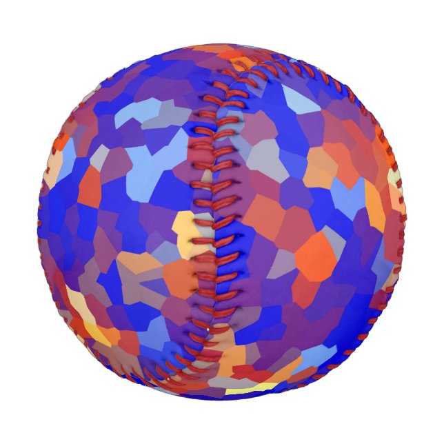 Crystal Abstract Pattern Baseball (Angled)