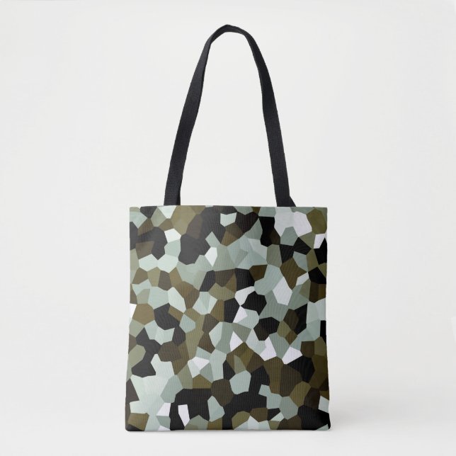 Crystal Abstract Pattern Tote Bag (Front)