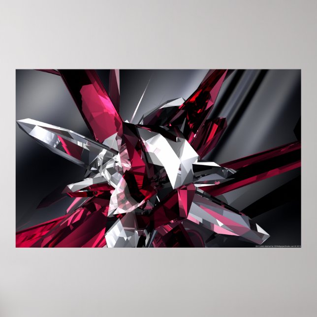 Crystal Abstract Poster (Front)