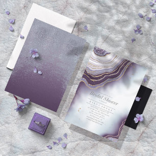 Crystal Agate Bridal Shower Amethyst ID825