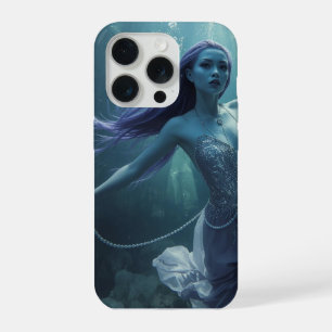 Crystal Alien Woman Fantasy – Underwater Sci-Fi iPhone 15 Pro Case