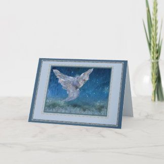 Crystal Angel (frame trim) Holiday Card