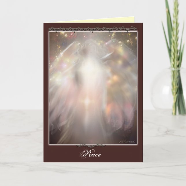 crystal angel holiday card (Front)