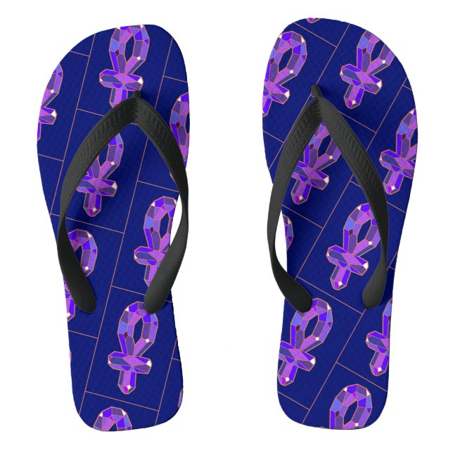Crystal Ankh Jandals (Footbed)