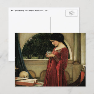 Crystal Ball by John William Waterhouse Postcard