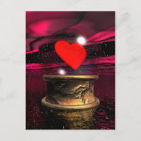 Crystal ball for love - 3D render