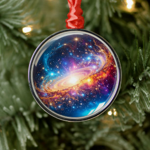 Crystal Ball - I See A Cosmic Event In Your Future Metal Tree Decoration