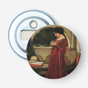 Crystal Ball Woman Waterhouse Painting Bottle Opener