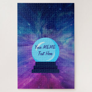 Crystal Ball Write Your Own MEME Jigsaw Puzzle