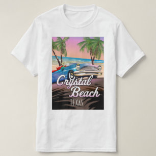 Crystal Beach Texas travel poster T-Shirt