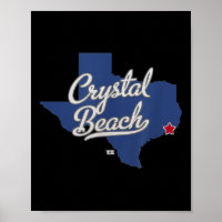 Crystal Beach Texas Tx Map