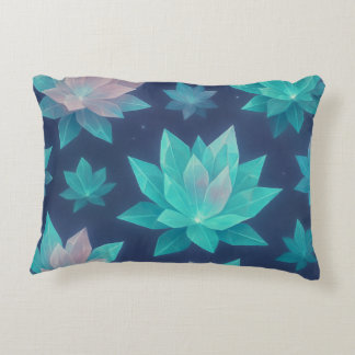 Crystal Bloom – Shattered Petal Radiance Decorative Cushion