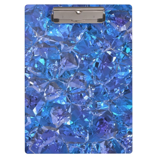 Crystal Blue and Purple Clipboard (Front)